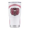 Gametime Sidekicks Bear Head Baseball Design 20oz White Tumbler