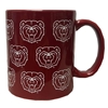 RFSJ Bear Head 11oz Maroon Mug
