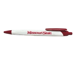 Missouri State Maroon and White Bic Click Pen