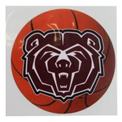 Missouri State Basketball Bear Head Decal