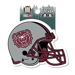SDS Design Bear Head Football Helmet Sticker