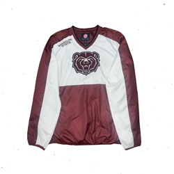 G-III Missouri State Bear Head Maroon and White Pullover