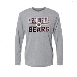 CI Sport Missouri State Bears Bear Head Graphite Long Sleeve