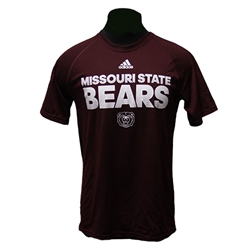 Adidas Missouri State Bears Bear Head Short Sleeve Tee