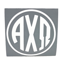 Alpha Chi Omega Round Decal