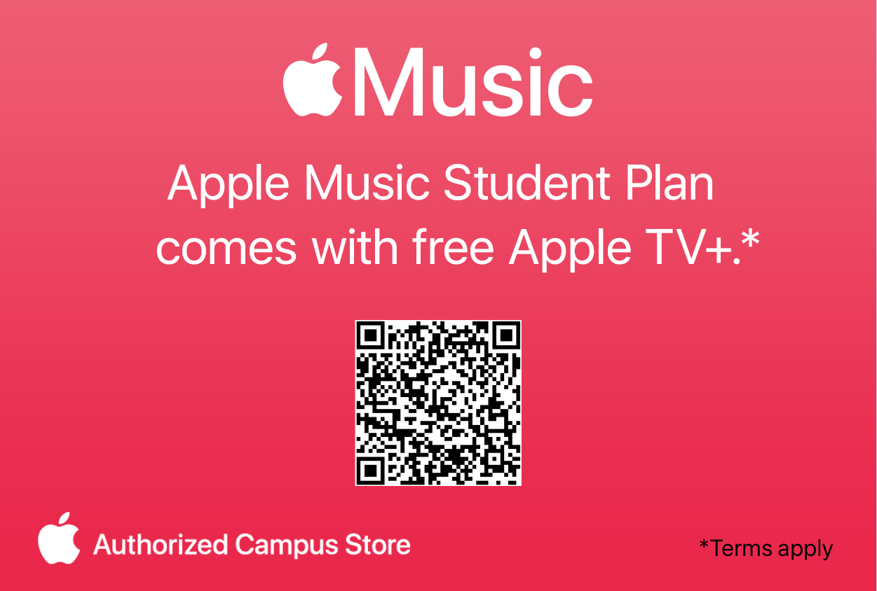 Apple Music student plan comes with AppleTV+*