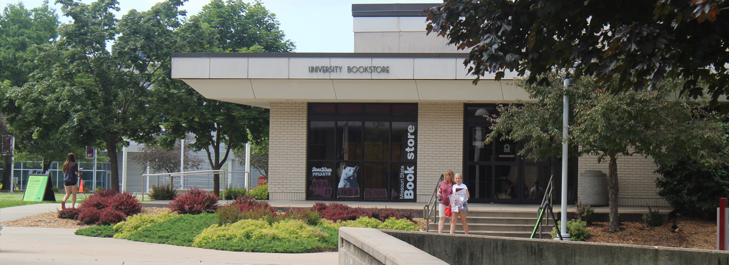 A photo of the bookstore in summer