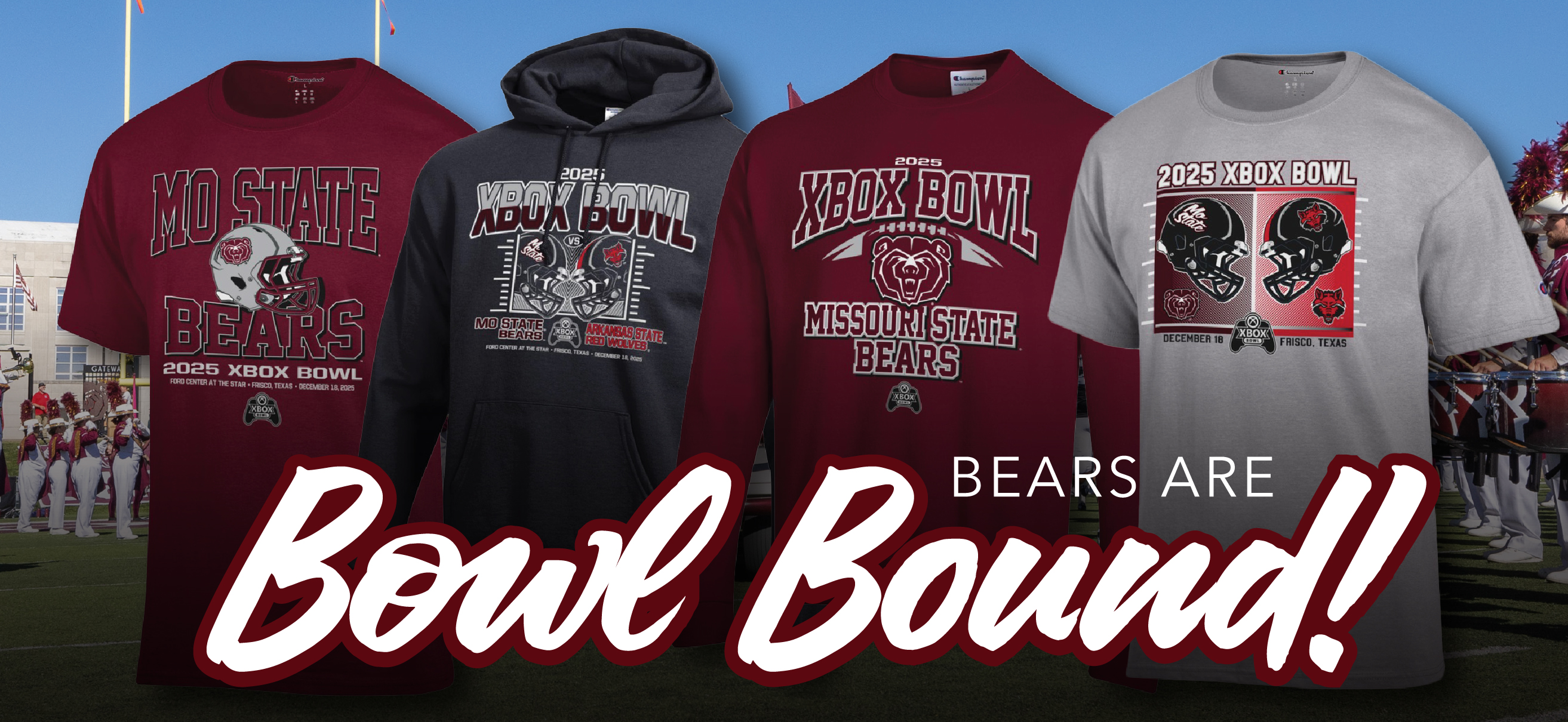 The Bears are Bowl Bound! Preorder bowl merch now!