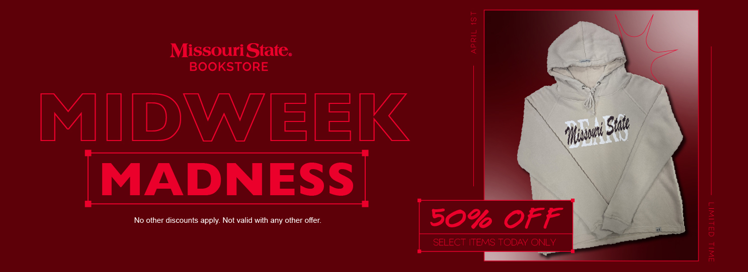 50% off midweek madness