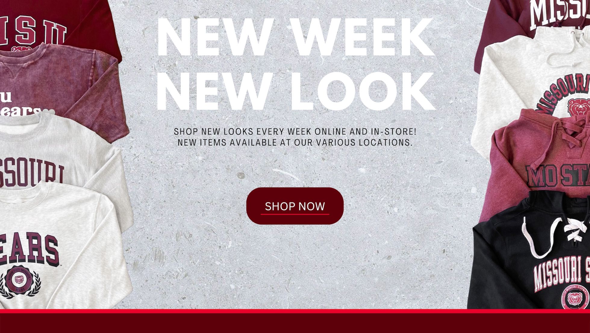 Shop new looks every week in our New Arrivals section!