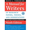 MANUAL FOR WRITERS OF RESEARCH PAPERS