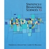 STATISTICS FOR THE BEHAVIORAL SCIENCES