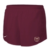 Nike Ladies Bear Head Tempo Maroon Shorts