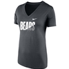 Nike Ladies Bears Charcoal Short Sleeve V-Neck