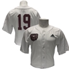 Adidas Bear Head White Baseball Jersey Full Button