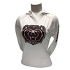 Adidas Ladies Bear Head White Hoodie
