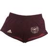 Adidas Ladies Bear Head Maroon Shorts