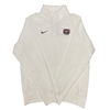 Nike Bear Head White 1/4 Zip Crew Neck