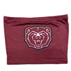 Zoozats Maroon Bear Head Tube Top