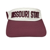 Adidas Missouri State White with Maroon Visor
