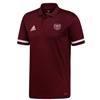 Adidas Men's Bear Head Maroon Short Sleeve Polo