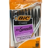 Bic Crital Black Pack of 10 Black Pens