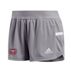 Adidas Ladies Bear Head Gray Running Shorts