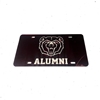 Bear Head Alumni Mirror Maroon License Plate