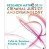 RESEARCH METHODS IN CRIMINAL JUSTICE & CRIMINOLOGY