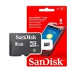 SanDisk MicroSDHC Card 8GB