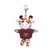 Jardine Giraffe Bear Head Keychain