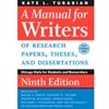 MANUAL FOR WRITERS OF RESEARCH PAPERS, THESES, AND DISSERTATIONS