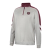 Colosseum Bear Head Silver with Maroon Shoulders and Outer Sleeve 1/4 Zip Pullover