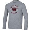 Champion Missouri State Bear Head Circle Design Gray Long Sleeve