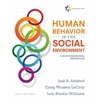 *CANC FA24*HUMAN BEHAVIOR IN THE SOCIAL ENVIRONMENT*OLD ED*