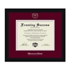 Missouri State University Bear Head Maroon Diploma Frame