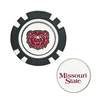 Team Golf Missouri State Bear Head Black Golf Chip Marker