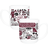 Missouri State University Collage White Mug by Julia Gash