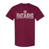 CI Sport Bear Head Missouri State Bears Maroon Short Sleeve