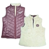 G-III Missouri State Bear Head Ladies Reversible Full Zip Vest