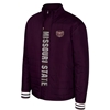 Colosseum Bear Head Missouri State  Maroon Puffer Coat Full Zip