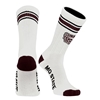 TCK Comfort Bear Head MO State White Tall Socks