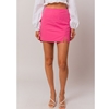 Le Lis Pink Mini Skirt with Slit