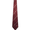 Eagle Wings Bear Head Maroon Oxford Silk Tie