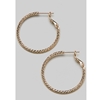 Girly Textured Hoops