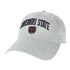 Legacy Missouri State Bear Head White Adjustable Cap