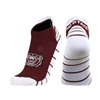 TCK Performance MO State Bear Head Maroon and White Socks