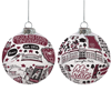 Missouri State University Collage White Ornament by Julia Gash