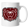Jenkins Bear Head White Mug