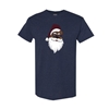 Gildan Santa Boomer Bear Navy Short Sleeve